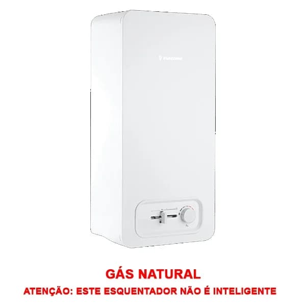 Esquentador Vulcano Compacto Exaustão Natural tic-tic 2 WR11-4KE23 - Gás Natural
