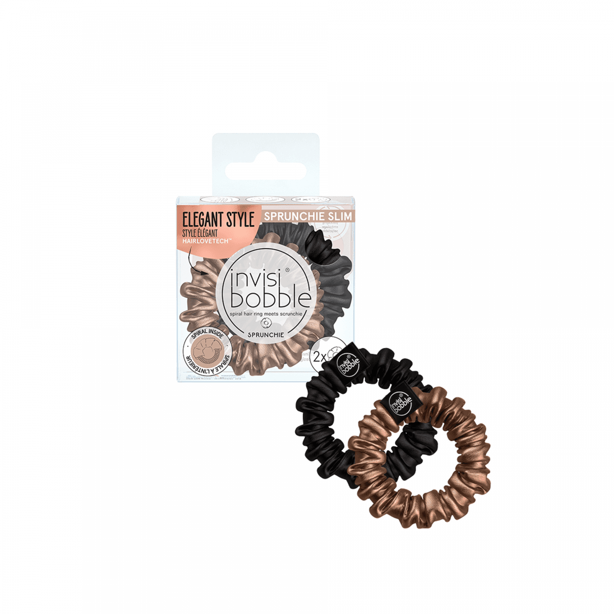Invisibobble Sprunchie Slim True Golden Elástico de Cabelo 2 Unidades