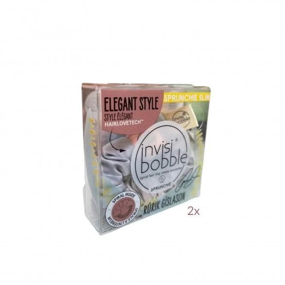 Invisibobble Sprunchie Slim Rúrik Feelin Greyt 2 Unidades