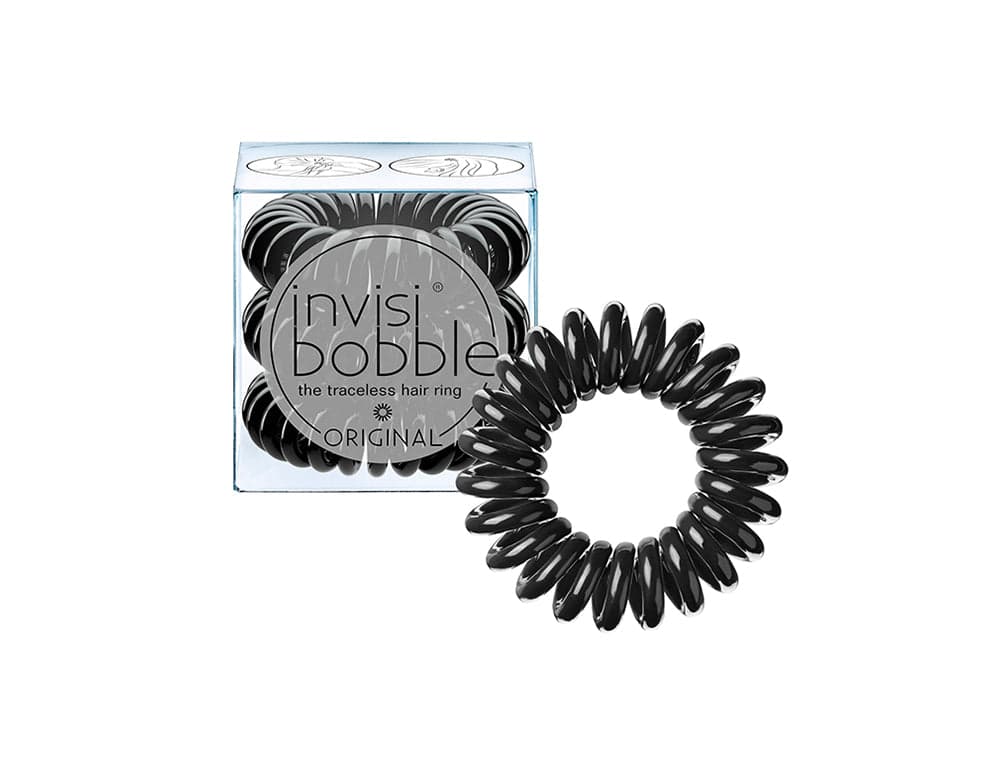 Invisibobble Original Black x 3 – Elásticos de Cabelo Anti-Marcas