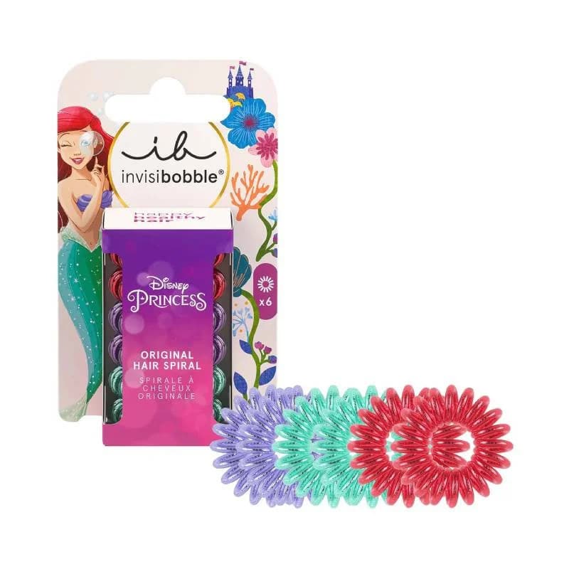 Invisibobble Disney Princess Ariel Elásticos para Cabelo 6 Unidade
