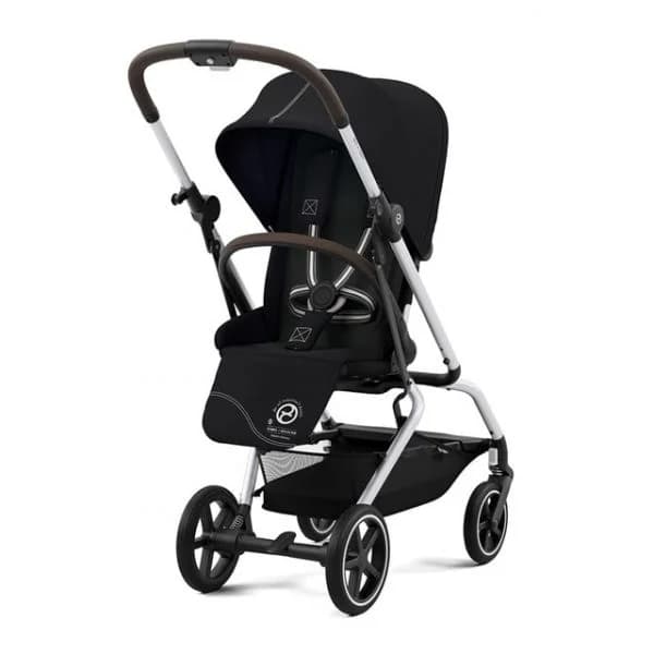 Cybex Carrinho Eezy S Twist+ 2 Silver Moon Black