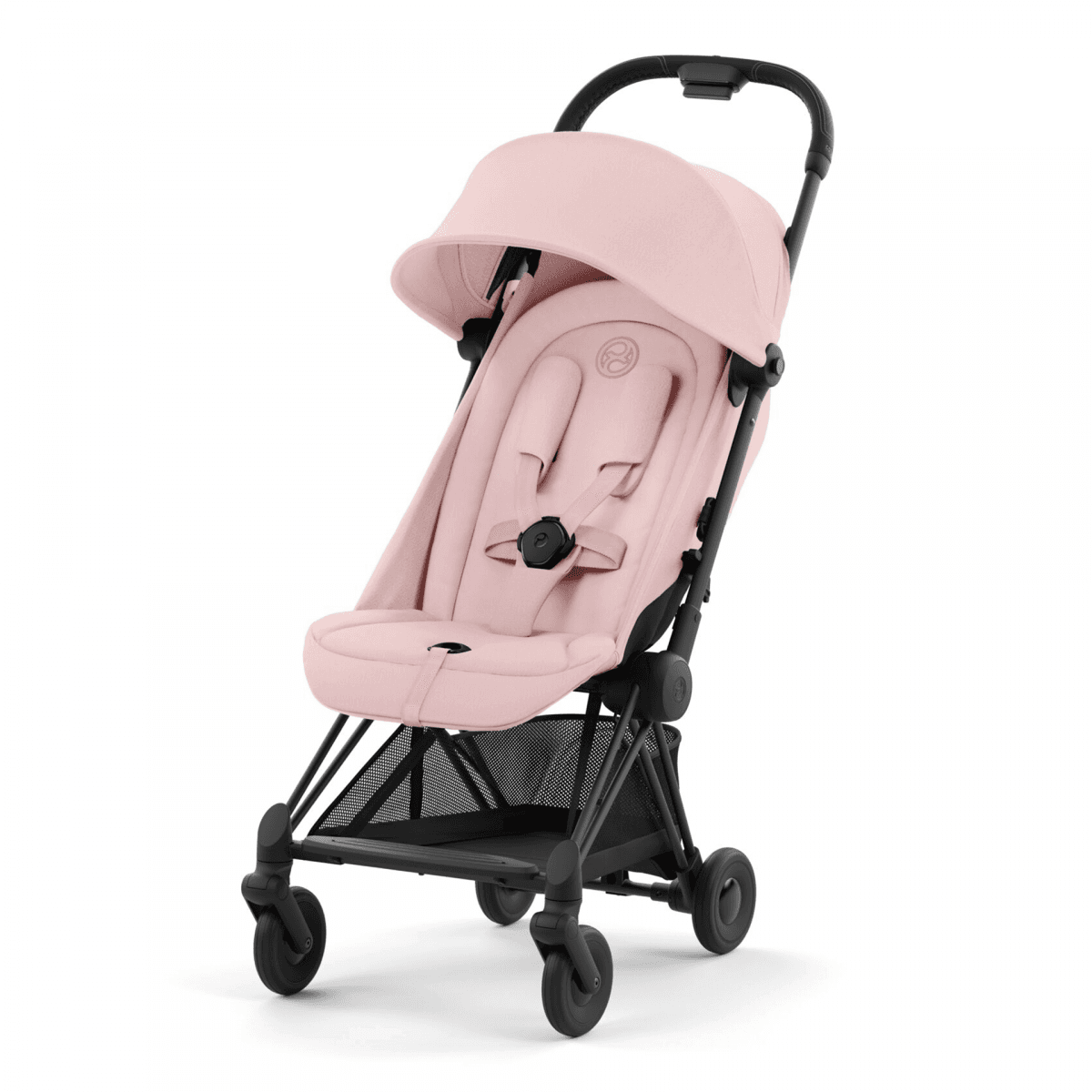 Cybex Coya Matt Black / Peach Pink