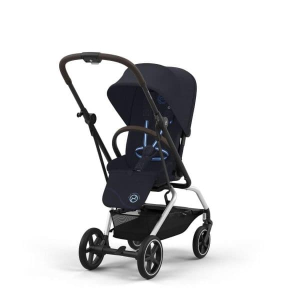 Cybex Carrinho Eezy S Twist+2 Silver Frame / Dark Blue