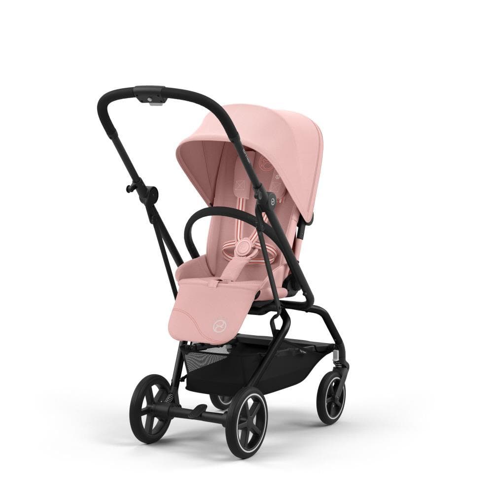 Cybex Carrinho Eezy S Twist+2 Black Frame / Candy Pink