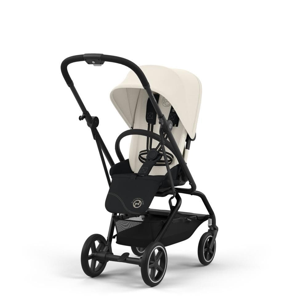 Cybex Carrinho Eezy S Twist+2 Black Frame / Canvas White