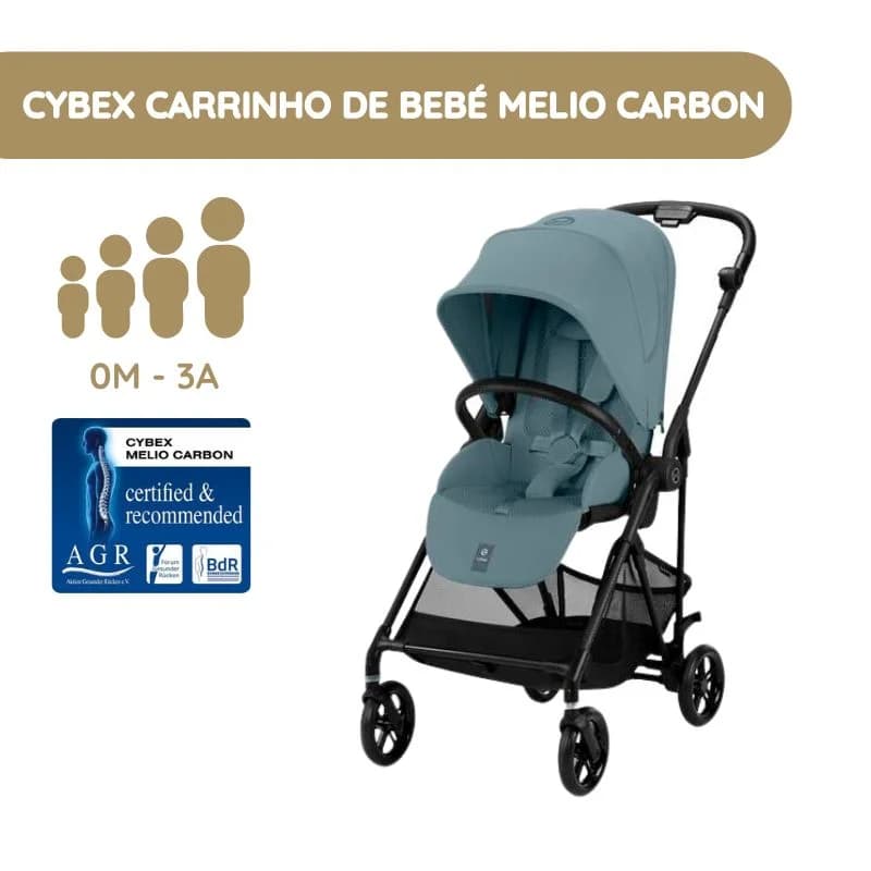 Cybex Melio Carbon Stormy Blue