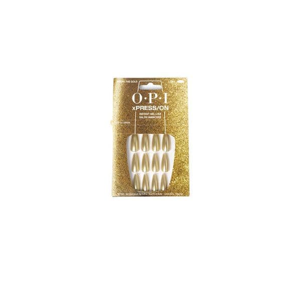 OPI Opi Xpress/on Unhas Artificiais #break the Gold 30 Unidades