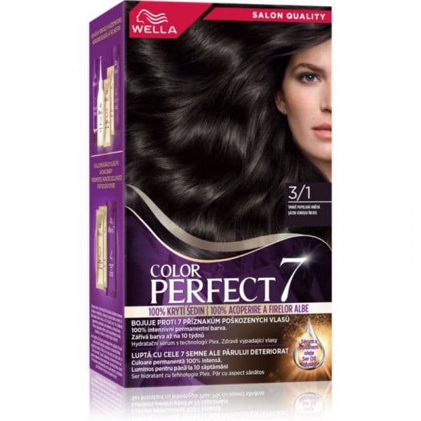 Wella Color Perfect Coloração de Cabelo Tom 3/1 Dark Ash Brown 1 Unidade