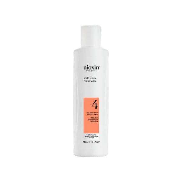 Nioxin System 4 Scalp + Hair Condicionador Hidratante e Nutritivo para Cabelo Danificado e Pintado 300ml