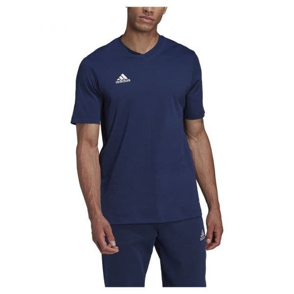 Adidas Ent22 Short Sleeve T-shirt Azul 3XL Homem