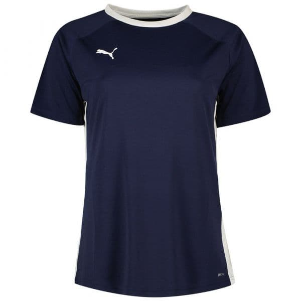 Puma Teamliga Short Sleeve T-shirt Azul XS Mulher
