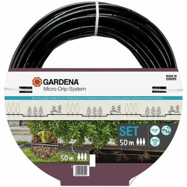 Gardena Kit Sebes/arbustos 13501-20 Micro-drip Por Gotejamento (50 M) Preto