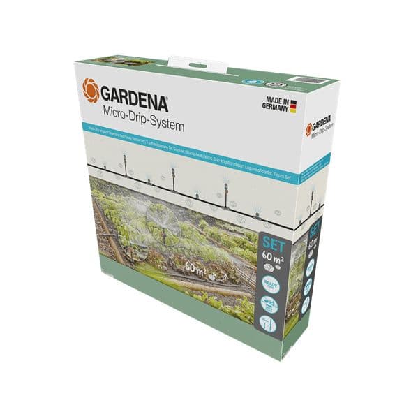 Gardena Micro-Drip-System Kit de Rega Gota a Gota 13450-20 para 60m2