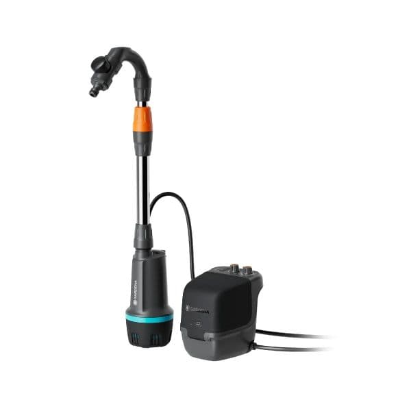 Gardena Kit Bomba de Água e Bateria 2400 ComfAuto 2400 l/h 18V Cinzento - 14605-20