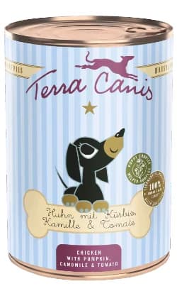 Terra Canis Puppy Frango c/ Abóbora, Camomila & Tomate