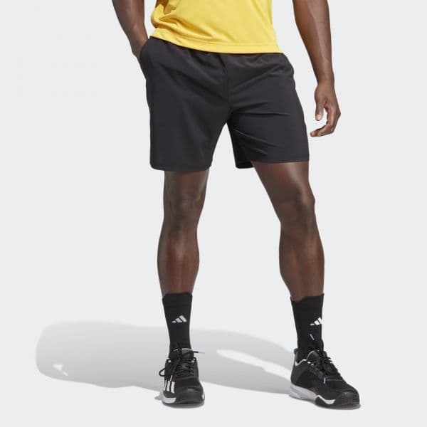 Adidas Calções Elásticos para Ténis Club Black S 7 - HS3282-0002