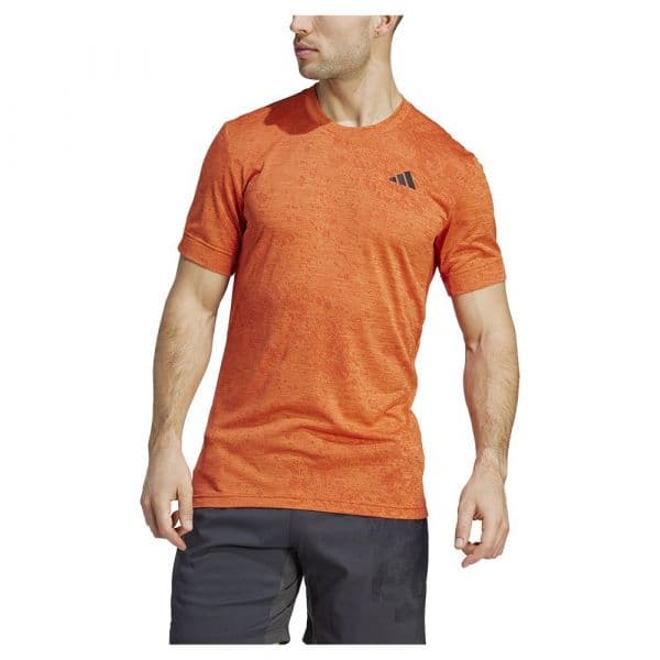 Adidas Freelift Short Sleeve T-shirt Laranja S Homem