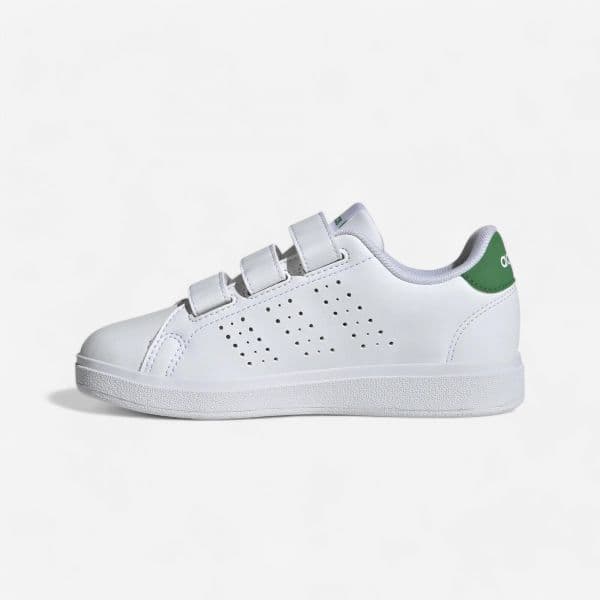 Adidas Sapatilhas de Desporto com Banda Autoaderente Advantage branco/verde-33