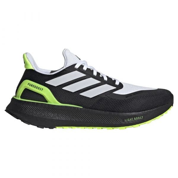 Adidas Sapatilhas de Running Pureboost 5 Tr Core Black / Cloud White / Lucid Lemon 42