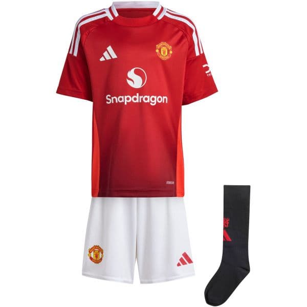 Adidas Conjunto Mufc H Mini 2024/25 it1980 2T (87-92 cm) Vermelho