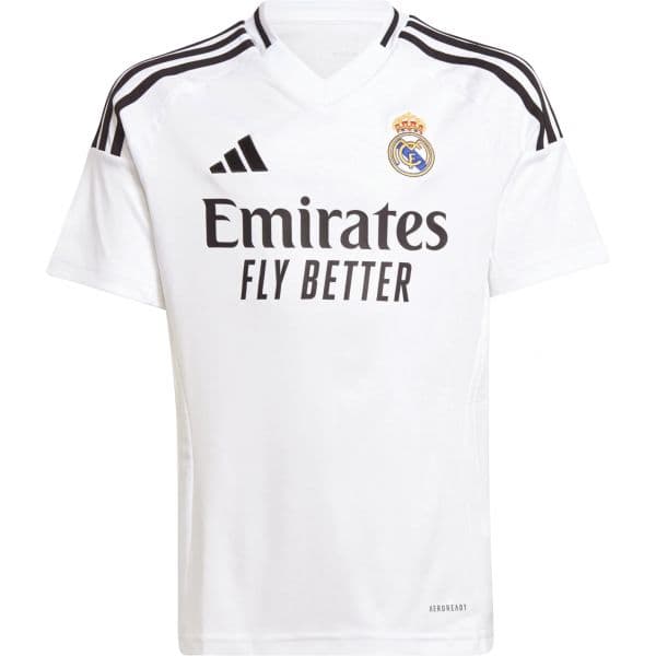 Adidas Camisa Real H Jsy Y 2024/25 it5186 XS (123-128 cm) Branco