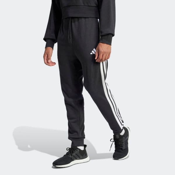 Adidas Calças de Fitness em Algodão Preto-s