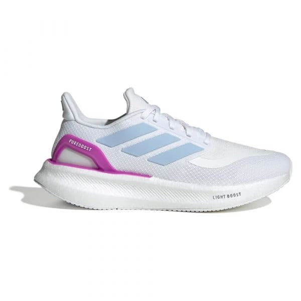 Adidas Sapatilhas de Running Pureboost 5 Cloud White / Glow Blue / Purple Burst 39 1/3