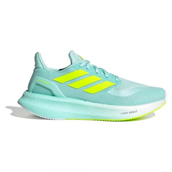 Adidas Sapatilhas de Running Pureboost 5 Semi Flash Aqua / Lucid Lemon / Cloud White 39 1/3