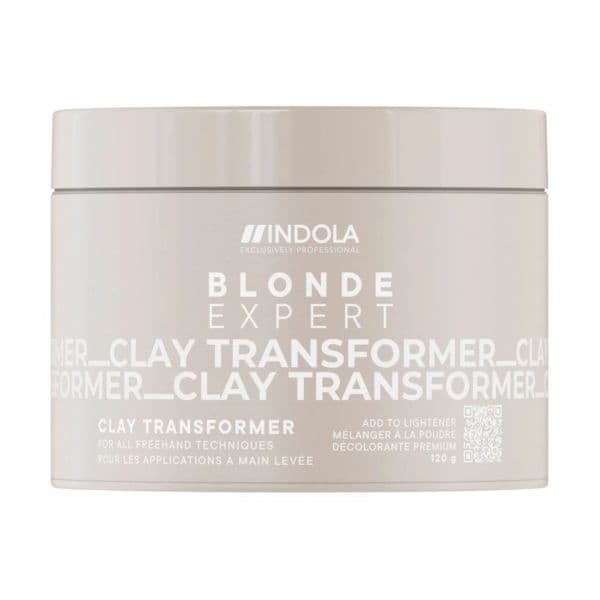 Indola Blonde Expert Clay Transformer Pó Descolorante para Cabelo Loiro e Grisalho 120g