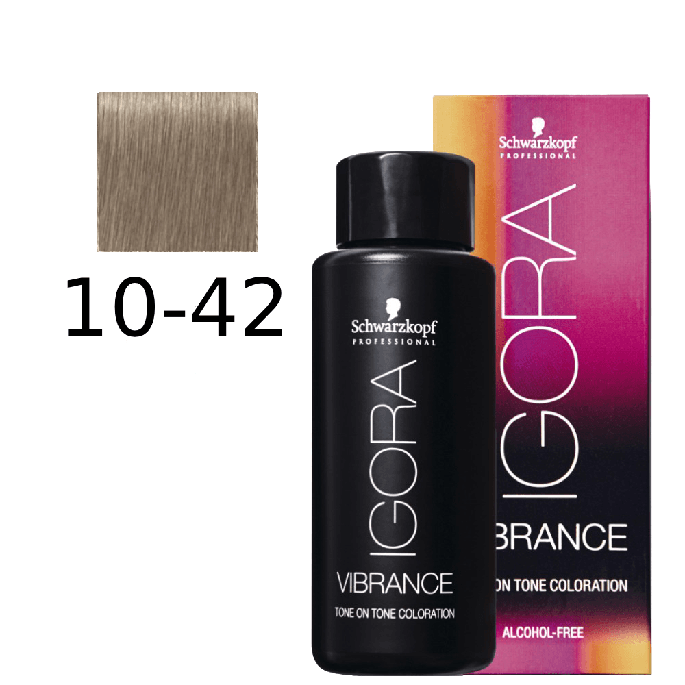 Schwarzkopf - Tonalizador Igora Vibrance 10-42 Beige Humo 60 ml