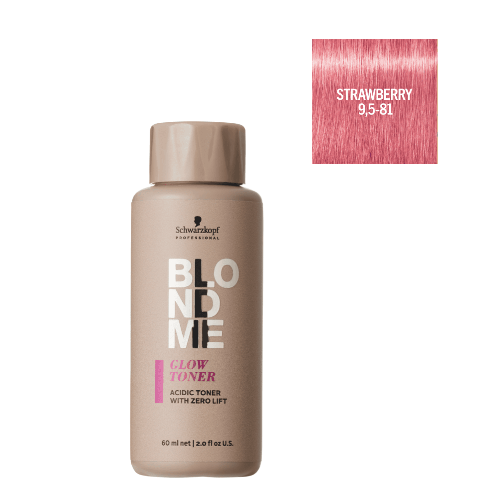 Schwarzkopf BlondMe Glow Toner Iluminador Tom 9.5-81 #Morango 60ml