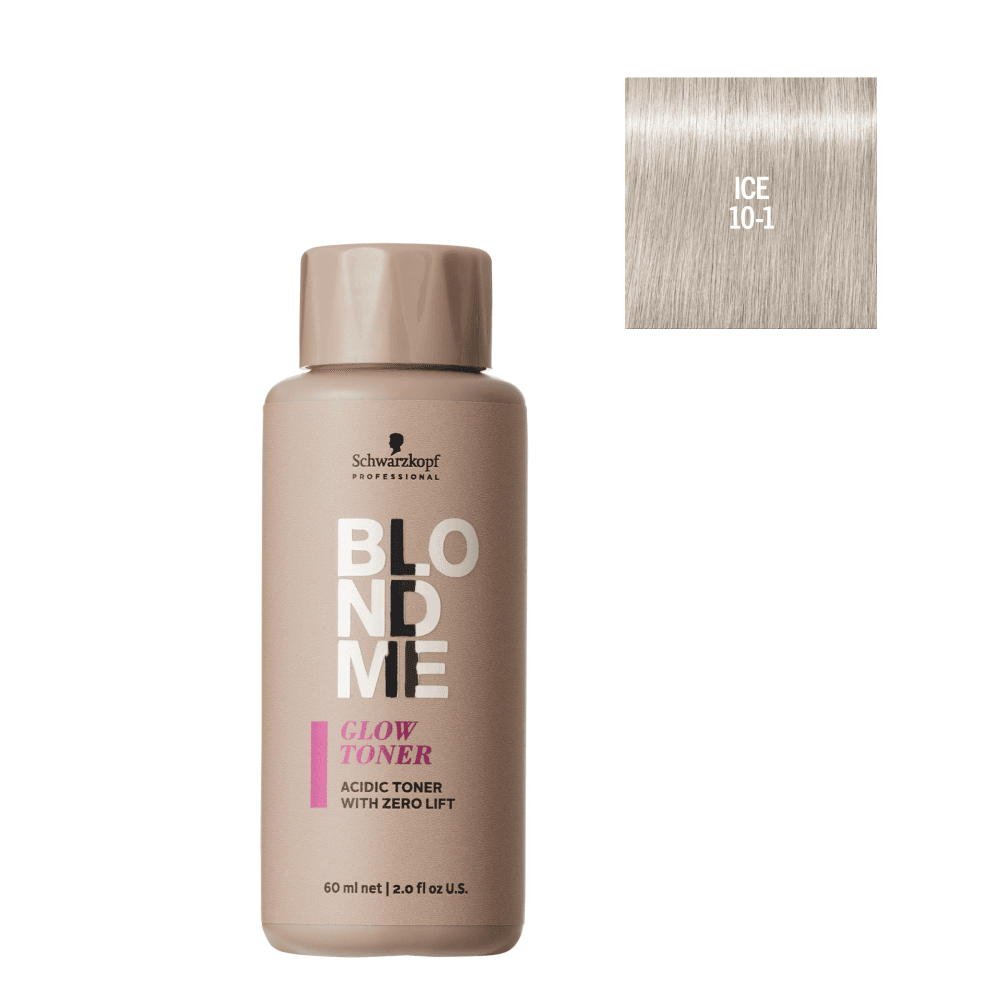 Schwarzkopf Blondme  Matificante de Brilho Glow Toner Tom  10-1 Hielo   60ml