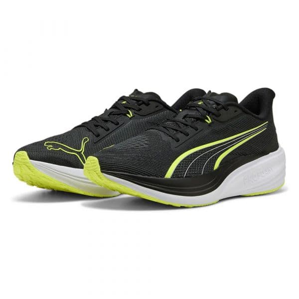 Puma Sapatilhas de Running Darter Pro Black / Yellow Alert / White 38