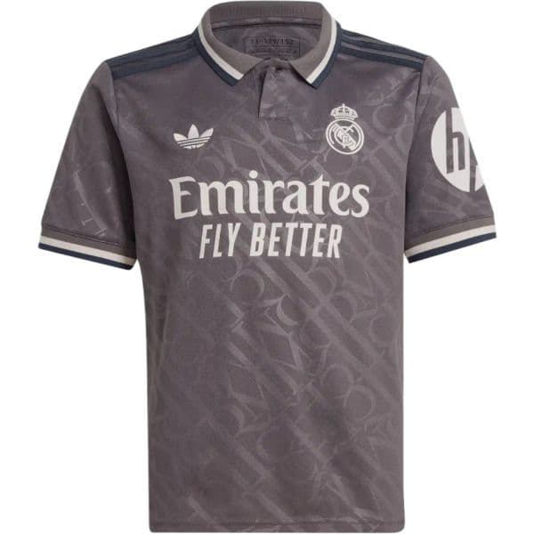 Adidas Originals Camisa Real 3 Jsy Y 2024/25 jx2152 S (135-140 cm) Cinzento