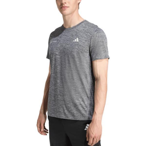 Adidas T-shirt Own the Run Melange jn9870 M Cinzento