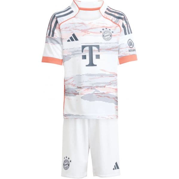 Adidas Conjunto Fc Bayern München 2025/26 Away Set jp3688 4T (99-104 cm) Branco