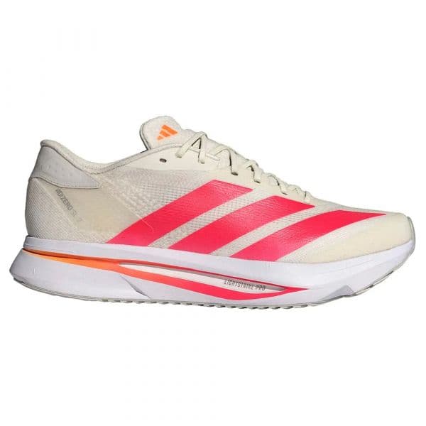 Adidas Sapatilhas de Running Adizero Sl 2 Off White / Pure Orange / Lucid Red 43 1/3