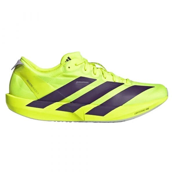 Adidas Sapatilhas de Running Adizero Adios 9 Solar Yellow / Aurora Plum / Powder Plum 44 2/3
