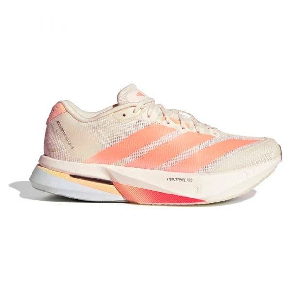 Adidas Sapatilhas de Running Adizero Boston 13 Shoes Off White / Beam Orange / Acid Orange 37 1/3