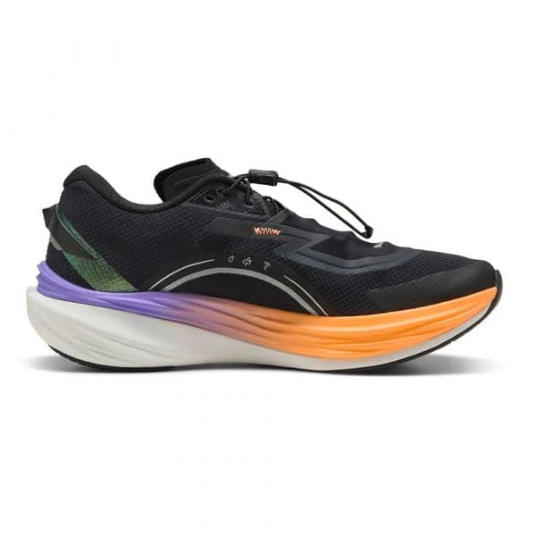 Puma Sapatilhas de Running Deviate Nitro 3 Wtr+ PUMA Black / Heat Fire 41