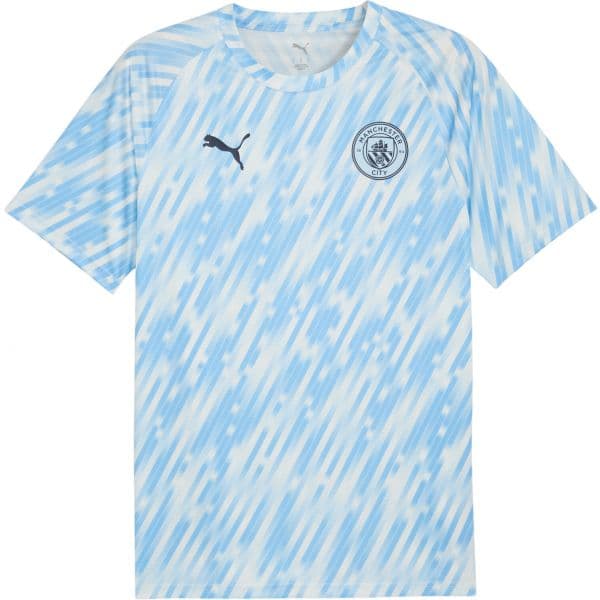 Puma Camisa Mcfc Warm Up Jersey 782167-10 XL Azul