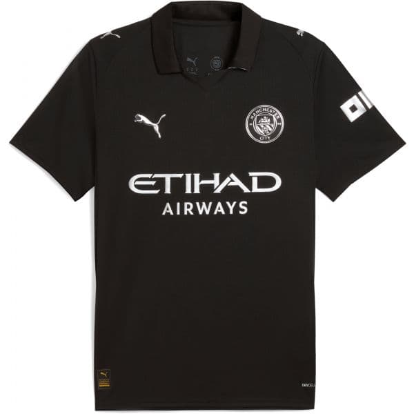 Puma Camisa Mcfc Away Jersey Replica 2025/26 780350-02 XXL Preto