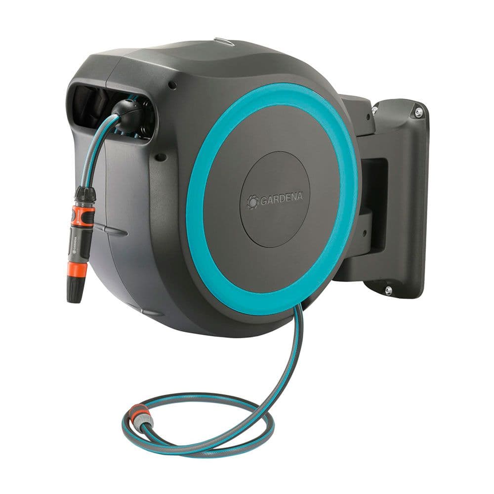 SUPORTE PARA MANGUEIRA ENROLADOR AUTOMÁTICO ROLLUP 25M 18620-20 G