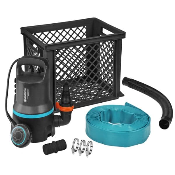 Gardena Bomba para Água Suja Flood Set 9000 L/h 300W