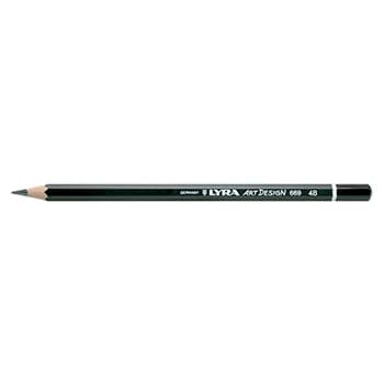 Lapis Grafite 4B Lyra Rembrandt Art Design x 12un