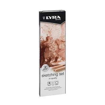 Lápis LYRA Rembrandt Art Specials Set Esboço Cx Metal 6un