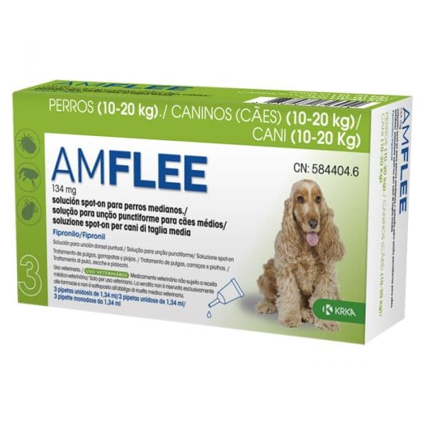 Amflee Spot On 134mg 10-20Kg 1 Pipeta