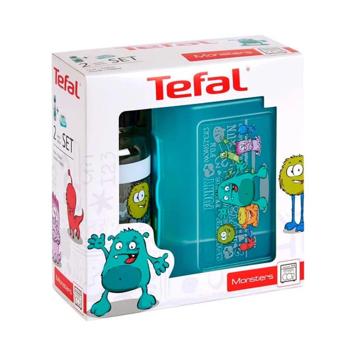 Tefal Set Criança Monsters K3169214 Azul - 3121148