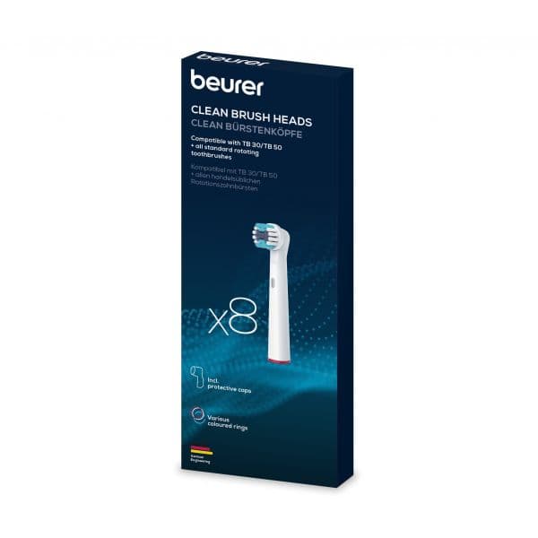 Beurer Cabeças de Limpeza 10154 TB30/50 Clean 8 Unidades